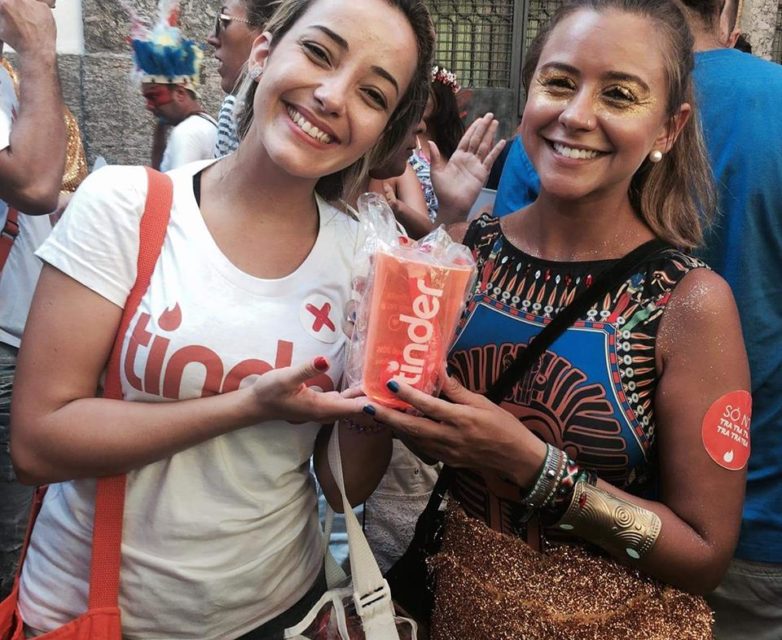 Tinder em ação promocional